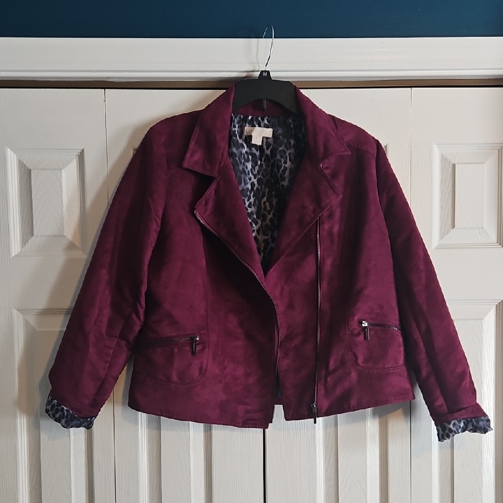 Laura Ashley Deep Burgundy Jacket